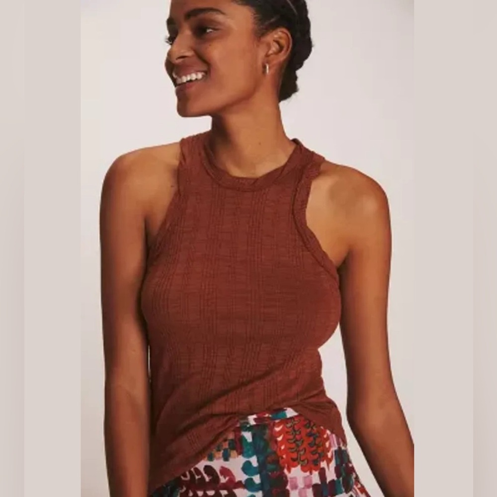 Pilcro Ribbed Tank